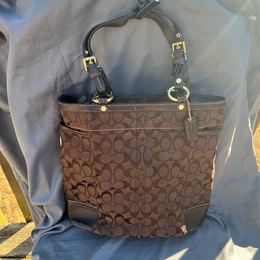 Brown Coach Tote